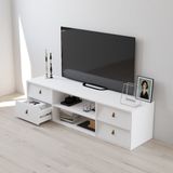  HAPPY FURNITURE , Kệ TV 4 ngăn kéo - CALYN , KTV_098 , 180cm x 45cm x 47cm DxRxC 