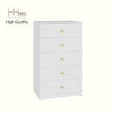 HAPPY FURNITURE , Tủ lưu trữ 5 ngăn kéo - JOVIE , THK_151 , 65cm x 45cm x 110cm 