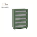  HAPPY FURNITURE , Tủ đựng đồ 5 ngăn kéo - MEYDAN , THK_078 , 78cm x 45cm x 112cm 
