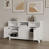  HAPPY FURNITURE , Tủ lưu trữ 3 cửa mở - KINA , TCM_040 , 124cm x 40cm x 72cm 