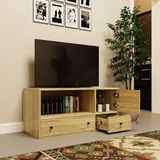  HAPPY FURNITURE , ZACY - Kệ TV 2 ngăn kéo, KTV_063 , 100cm x 40cm x 46cm DxRxC, Sản phẩm phổ thông 
