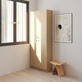  HAPPY FURNITURE , Kệ sách 6 tầng 4 cửa mở - CATY, KSA_078 , 80cm x 30cm x 202cm DxRxC 