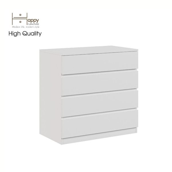  HAPPY FURNITURE , Tủ đựng đồ 4 ngăn kéo - OLA , THK_089 , 80cm x 45cm x 78cm 