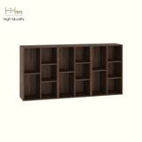  HAPPY FURNITURE , COMBO 3 kệ sách 5 ngăn - CATY , KSA_091, 156cm x 28cm x 77cm DxRxC 