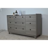  HAPPY FURNITURE , Tủ đựng đồ 9 ngăn kéo - KINA , THK_072 , 140cm x 45cm x 84cm 