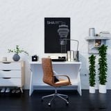  HAPPY FURNITURE , Bàn làm việc 1m2 - HELI , BAN_057 , 120cm x 60cm x 75cm 