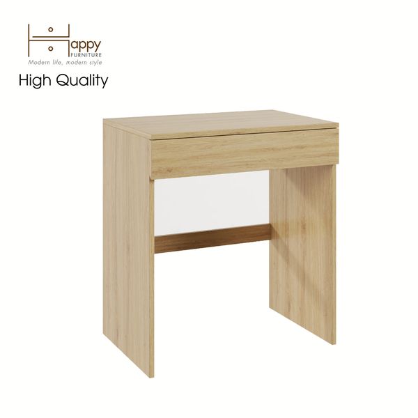 HAPPY FURNITURE , Bàn trang điểm tối giản - MACRO , BAN_007 , 68cm x 45cm x 75cm 