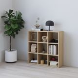  HAPPY FURNITURE , Kệ sách 9 ngăn - CHANN, KSA_112 , 80cm x 28cm x 80cm DxRxC 