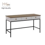  HAPPY FURNITURE , Bàn làm việc chân sắt - NOMIA , BAN_037 , 140cm x 55cm x 75cm 