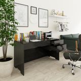  HAPPY FURNITURE , Bàn làm việc 3 ngăn kéo - MOLLY , BAN_062 , 140cm x 58cm x 75cm 