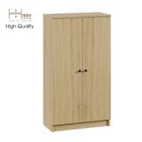  HAPPY FURNITURE , kệ sách 3 tầng 2 cửa mở - CATY , KSA_003 , 60cm x 30cm x 109cm 