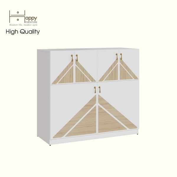  HAPPY FURNITURE , Tủ lưu trữ 6 cánh mở - CHARIS , TCM_118 , 100cm x 40cm x 90cm 