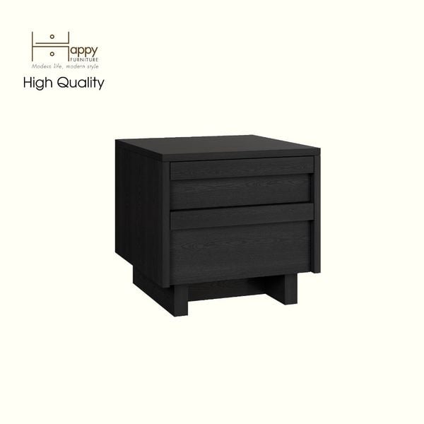  HAPPY FURNITURE , Táp đầu giường 2 ngăn kéo - MAVIS , THK_142 , 40cm x 40cm x 38cm 