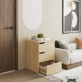  HAPPY FURNITURE , Tủ lưu trữ 3 ngăn kéo - ASO, THK_340 , 50cm x 50cm x 70cm DxRxC 