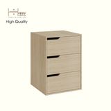  HAPPY FURNITURE , Tủ lưu trữ 3 ngăn kéo - ASO, THK_340 , 50cm x 50cm x 70cm DxRxC 