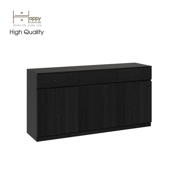 HAPPY FURNITURE , Tủ lưu trữ 3 cánh mở - OLA , TCM_077 , 150cm x 40cm x 76cm 