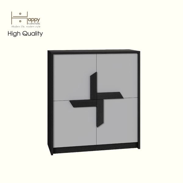 HAPPY FURNITURE , Tủ lưu trữ 4 cánh mở - PONIX , TCM_115 , 82cm x 32cm x 90cm 