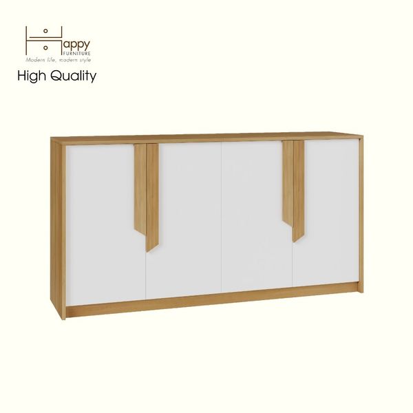  HAPPY FURNITURE , Tủ lưu trữ 4 cánh mở - PONIX , TCM_112 , 160cm x 40cm x 84cm 