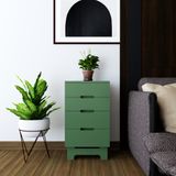  HAPPY FURNITURE , Tủ lưu trữ 4 ngăn kéo - MOLLY , THK_107 , 45cm x 45cm x 80cm 