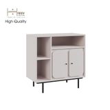  HAPPY FURNITURE , Tủ lưu trữ 2 cửa mở chân sắt - SWEETY , TCM_059 , 78cm x 40cm x 78cm 
