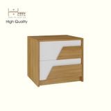  HAPPY FURNITURE , Táp đầu giường 2 ngăn kéo - PONIX , THK_110 , 50cm x 45cm x 46cm 