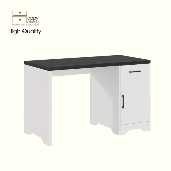  HAPPY FURNITURE , Bàn làm việc 1 ngăn kéo 1 cửa mở - SAFA , BAN_163 , 120cm x 59cm x 75cm DxRxC 