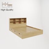  HAPPY FURNITURE , Giường ngủ 3 ngăn kéo - BONY , GNG_021 GNG_022 GNG_023 GNG_024 , 221cm x 28cm, dài x cao 