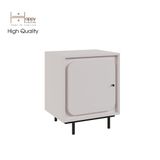  HAPPY FURNITURE , Táp đầu giường 1 cửa mở chân sắt - SWEETY , TCM_058 , 48cm x 40cm x 58cm 