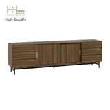  HAPPY FURNITURE , Kệ TV 2 cửa lùa - LUCA , KTV_015 , 220cm x 42cm x 65cm 