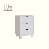  HAPPY FURNITURE , ALVA - Tủ lưu trữ 3 ngăn kéo , THK_227 , 60cm x 45cm x 82cm DxRxC 