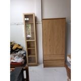  HAPPY FURNITURE , Tủ treo quần áo 2 ngăn kéo - SALY , TCM_011 , 80cm x 52cm x 180cm 