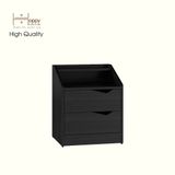  HAPPY FURNITURE , Táp đầu giường 2 ngăn kéo - WINNI , THK_138 , 46cm x 40cm x 56cm 