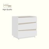  HAPPY FURNITURE , Táp đầu giường 3 ngăn kéo - VIGGO , THK_158 , 62cm x 40cm x 61cm 