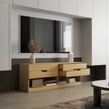  HAPPY FURNITURE , Kệ Tivi 4 ngăn kéo - DASH , KTV_005 , 150cm x 35cm x 54cm 