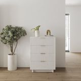  HAPPY FURNITURE , Tủ lưu trữ 4 ngăn kéo - NAMI, THK_240 , 70cm x 45cm x 98cm DxRxC 