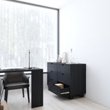 HAPPY FURNITURE , ALVA - Tủ lưu trữ 6 ngăn kéo , THK_230 , 140cm x 45cm x 82cm DxRxC 
