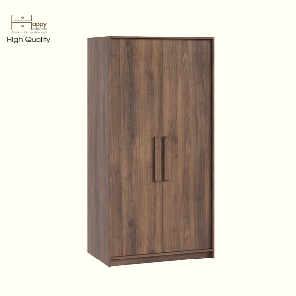  HAPPY FURNITURE , Tủ quần áo 2 cửa mở - RUBEL, TCM_226, 90cm x 59cm x 180cm DxRxC 