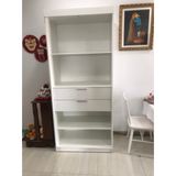 HAPPY FURNITURE , kệ sách 6 tầng 2 ngăn kéo - CATY , KSA_005 , 90cm x 55cm x 207cm 