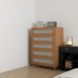  HAPPY FURNITURE , Tủ đựng đồ 5 ngăn kéo - MEYDAN , THK_078 , 78cm x 45cm x 112cm 