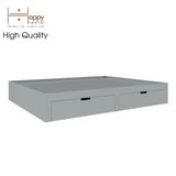  HAPPY FURNITURE , Giường ngủ 2 ngăn kéo -  MOLLY , GNG_106 GNG_107 GNG_108 GNG_109 , 203x32cm , dài x cao 