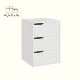  HAPPY FURNITURE , Tủ lưu trữ 3 ngăn kéo - ASO, THK_340 , 50cm x 50cm x 70cm DxRxC 
