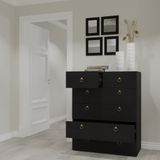  HAPPY FURNITURE , Tủ đựng đồ 6 hộc kéo - WESLEY , THK_050 , 90cm x 45cm x 110cm 