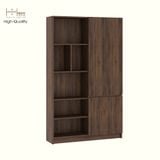  HAPPY FURNITURE , Kệ sách 4 cửa mở - CATY, KSA_085 , 110cm x 28cm x 180cm DxRxC 