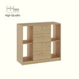  HAPPY FURNITURE , Tủ lưu trữ 4 ngăn kéo - MERI , THK_297 , 100cm x 40cm x 90cm DxRxC 