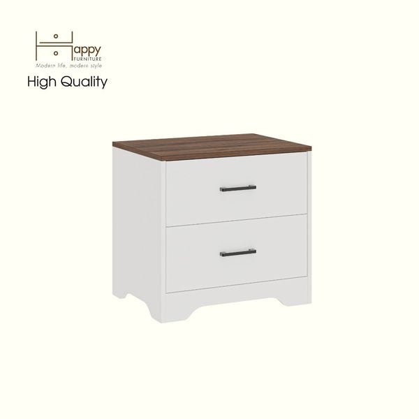  HAPPY FURNITURE , Tủ lưu trữ 2 ngăn kéo - SAFA , THK_327 , 60cm x 45cm x 57cm DxRxC 
