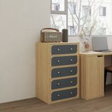  HAPPY FURNITURE , Tủ đựng đồ 5 ngăn kéo - BANA , THK_122 , 60cm x 45cm x 94cm 