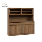  HAPPY FURNITURE , Kệ lưu trữ nhà bếp - LUCA , TCL_013 , 160cm x 42cm x 160cm 