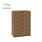  HAPPY FURNITURE , Tủ đựng đồ 6 ngăn kéo - CIRCLE , THK_084 , 76cm x 45cm x 110cm 