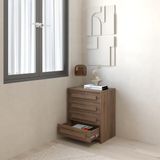  HAPPY FURNITURE , Tủ lưu trữ 4 ngăn kéo - RUBEL, THK_255 , 60cm x 40cm x 70cm DxRxC 