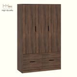  HAPPY FURNITURE ,Tủ lưu trữ 3 cửa mở - LAYLA , TCM_274 , 119cm x 45cm x 190cm DxRxC 